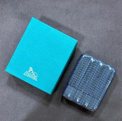 Lubinski Titanium KarbonFiber Toscanello Puro Kılıfı Mavi 4lü
