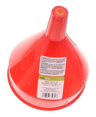 Lubrimatic Plews 75-070 Polietilen Plastik Huni - 2 Quart Kapasite