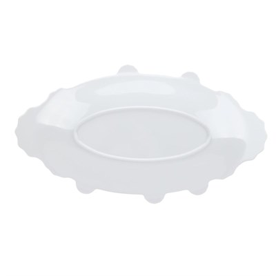 Lucky Art Florista Melamin Oval Servis Tepsisi 54cm