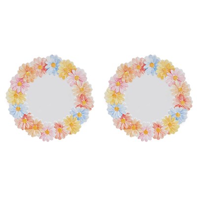 Lucky Art Florista Melamin Servis Tabak Seti 28cm (2li)
