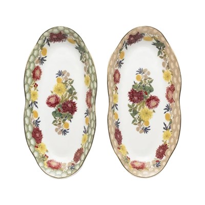Lucky Art Laverna Bone 20 Cm 2li Oval Tabak Seti
