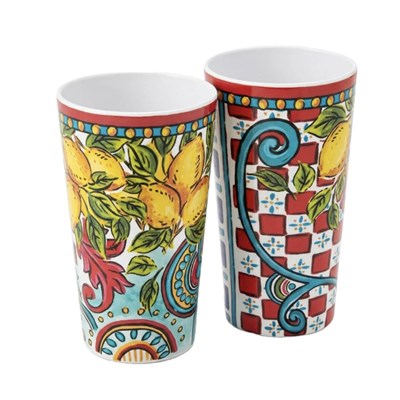 Lucky Art Lemozia Melamin 4lü Bardak Seti 450 Ml