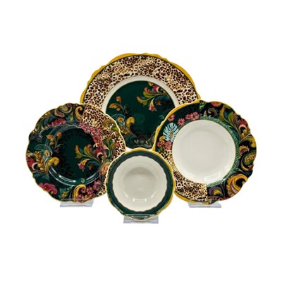 Lucky Art Lioran Bone 16 Parça Yemek Takımı