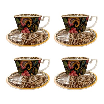 Lucky Art Lioran Bone 4lü Çay Fincanı Seti 200 Ml