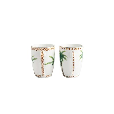 Lucky Art Palmina Bone 2li Kupa Seti 350 Ml