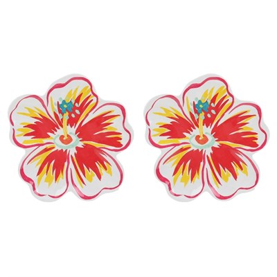 Lucky Art Tropea Melamin Çiçek Formlu Tabak Seti 20cm (2li)