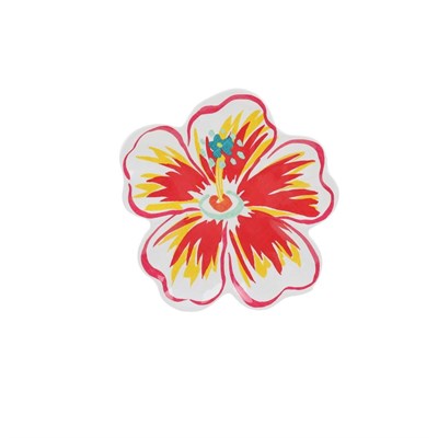 Lucky Art Tropea Melamin Çiçek Formlu Tabak Seti 20cm (2li)