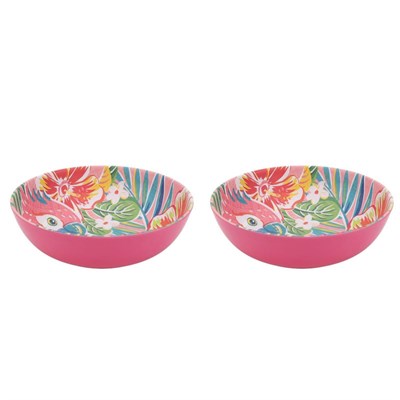 Lucky Art Tropea Melamin Salata Kase Seti 19cm (2li)