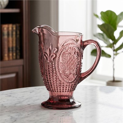 Lucky Art Velora Cam Karaf Mor 1000 Ml