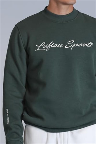 Lufian Erkek Loved Sweatshirt 112030137 Çimen Yeşili
