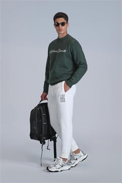 Lufian Erkek Loved Sweatshirt 112030137 Çimen Yeşili