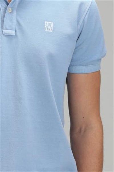 Lufian Erkek Vernon Spor Polo Yaka T-Shirt 111040121 Mavi