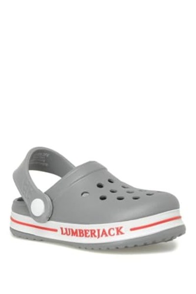 LUMBERJACK DEVON 3FX GRİ COMFORT CASUAL TERLİK SANDALET GRİ 26