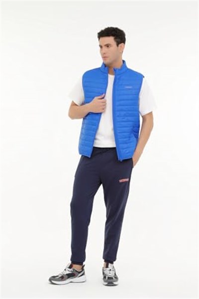 Lumberjack Erkek Cep Detaylı Dik Yaka Yelek W 1001 Saks