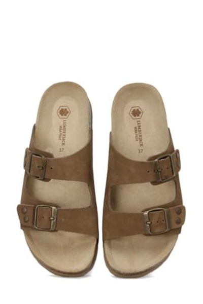Lumberjack JOLIE NU 4FX 101687095 Anatomik Taban Kadın Terlik Kum 36-40