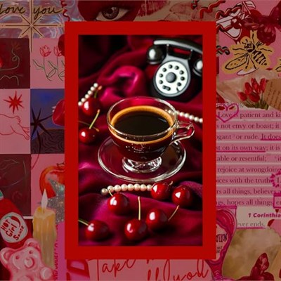 Luminara Studio x Love Bombing Coffee - Kiraz Aromalı Filtre Kahve, 200 Gr
