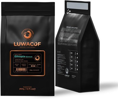 Luwacof Ethiopia Djimmah Yöresel Kahve (Öğütülmüş Filtre Kahve) 250 Gr