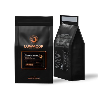 Luwacof Ethiopia Yirgacheffe Yöresel Kahve (Öğütülmüş Filtre Kahve) 250 Gr