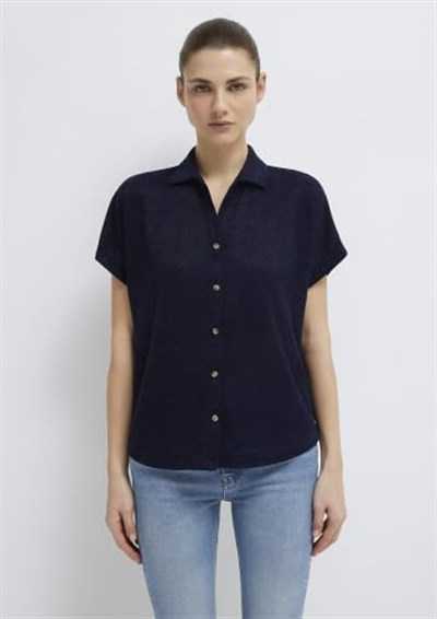 Lux Touch Lacivert Polo Tişört 1612142-82318