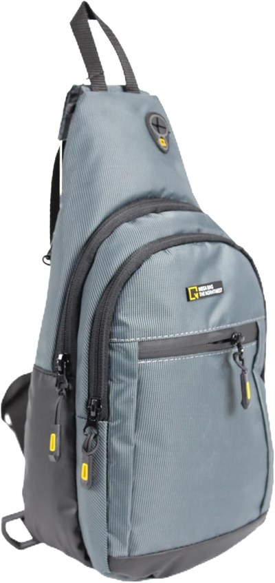 M 1008 Unisex Göğüs Çapraz Çanta, Body Gri