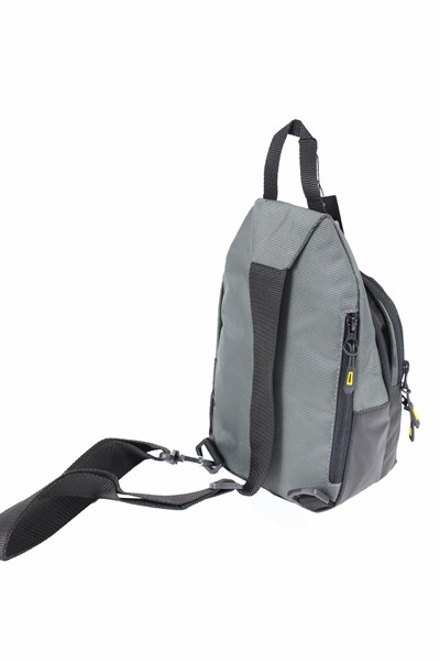 M 1033 Unisex Göğüs Çapraz Çanta, Body Gri