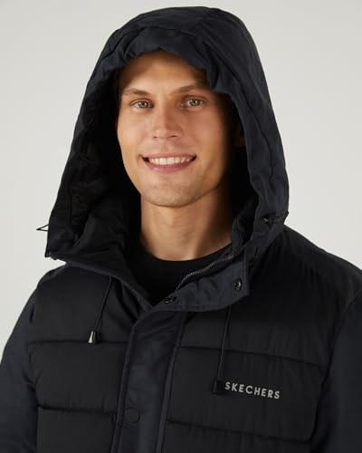 M Outerwear Padded Jacket Erkek Siyah Mont