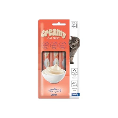 M-PETS CREAMY SOMON BALIKLI KEDİ ÖDÜLÜ 4X15GR