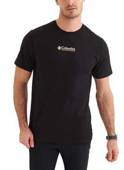 M Ripples Mini Erkek Siyah Outdoor T-Shirt CS0309-010