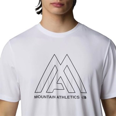 Ma 24/7 Erkek Beyaz Outdoor T-Shirt NF0A893ZFN41