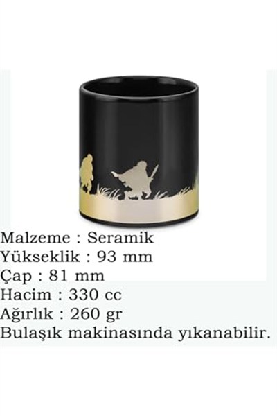 Mabbels The Journey Lord of the Rings Klasiği Yaldızlı Mug Kupa Kutulu kbestkutulu