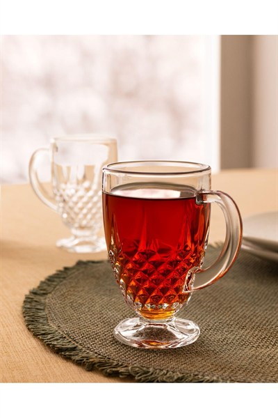 Madame Coco Lasalle 4lü Çay Fincanı, Şeffaf