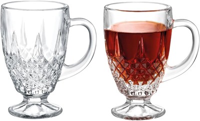 Madame Coco Lasalle 4lü Çay Fincanı, Şeffaf