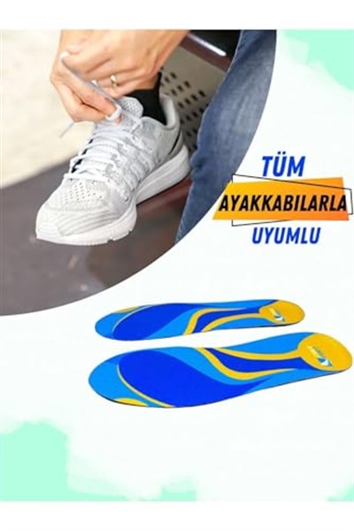 Magicfoot GelStep Günlük Yürüyüş Tabanlığı- Ortopedik - Koşu, Spor, Yürüyüş - Aktif Yaşam Tabanlık (40-45)