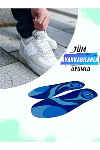 Magicfoot WorkEnergy İş Tabanlığı -Uzun Süreler Ayakta Çalışanlar İçin - High Memory Foam - Darbe Emici - Ortopedik Tabanlık (40-45)