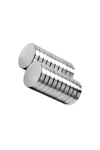 Magneti 10X1,5 Mm Ultra Güçlü Neodyum Mıknatıs Silindir (5Li Paket)