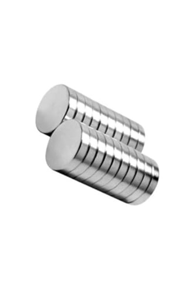 Magneti 10X1,5 Mm Ultra Güçlü Neodyum Mıknatıs Silindir (5Li Paket)
