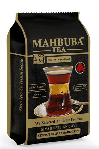 MAHBUBA Seylan Bergamot Aromalı Siyah Yaprak Çayı, 200g, Sri Lanka Ceylon, Saf Çay Yaprağı