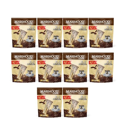 Mahmood Coffee 3ü 1 Arada Sütlü Köpüklü Kahve 18 gr x 10 Adet x 10lu Paket