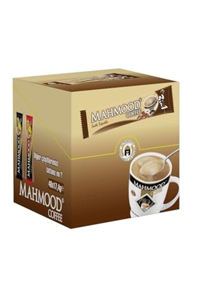 Mahmood Coffee 3ü1 arada Sütlü Köpüklü Hazır Kahve 48 Adet X 18 Gram 2li set