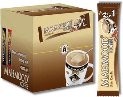 Mahmood Coffee 3ü1 arada Sütlü Köpüklü 48 adet, Standart