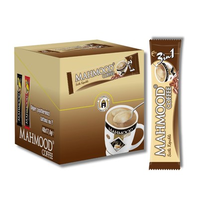 Mahmood Coffee 3ü1 arada Sütlü Köpüklü 48 adet, Standart