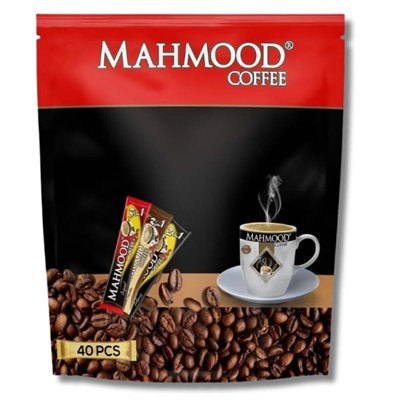 Mahmood Coffee 3ü1 Arada Sütlü Köpüklü 40x10gr Mini Küçük Boy Ikramlık Otobüs Hazır Kahve