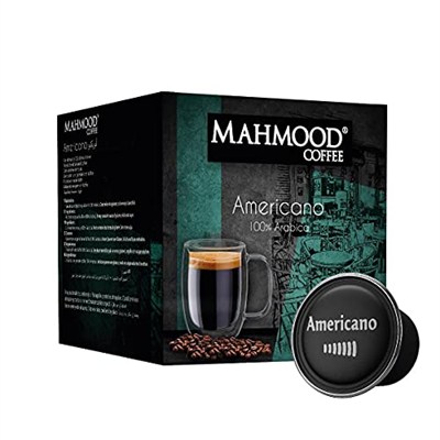 Mahmood Coffee Americano Kapsül Kahve, Dolce Gusto Uyumlu, 7gr (16lı paket)
