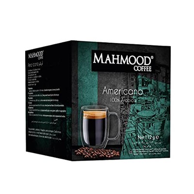 Mahmood Coffee Americano Kapsül Kahve, Dolce Gusto Uyumlu, 7gr (16lı paket)