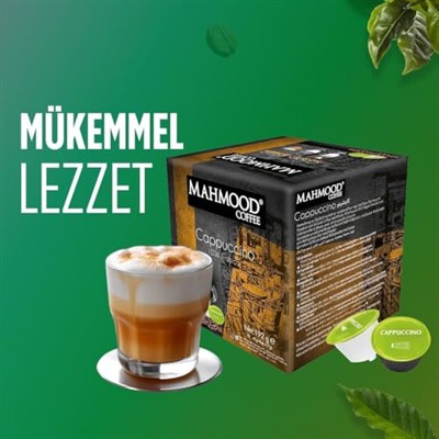 Mahmood Coffee Cappuccino Kapsül Kahve, Dolce Gusto Uyumlu