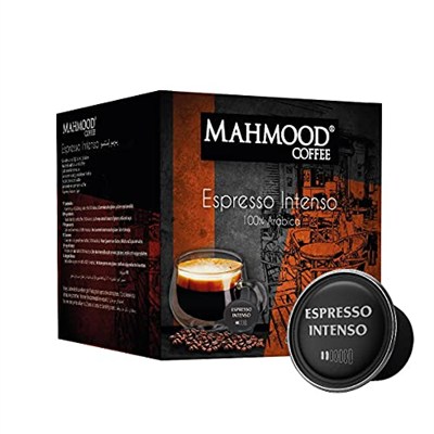 Mahmood Coffee Espresso Intenso Kapsül Kahve, Dolce Gusto Uyumlu, 7gr (16lı paket)