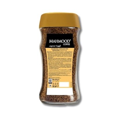 Mahmood Coffee Gold Granül Kahve Cam Kavanoz 200 G - Seçenekler: 90 g, 200 g, 2 kg