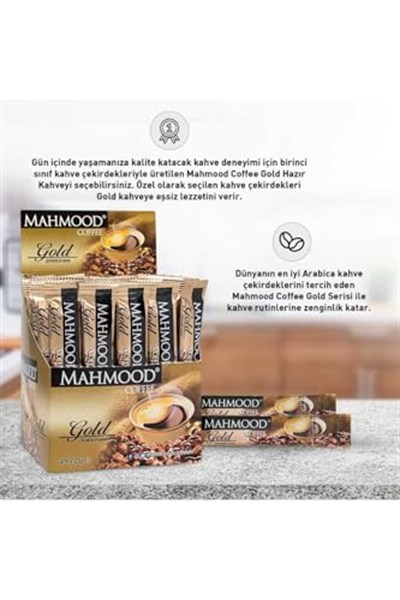 Mahmood Coffee Gold Hazır Granül Kahve 48 Adet X 2 gr (2Lİ SET)