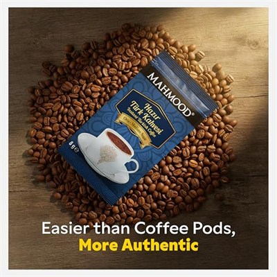 Mahmood Coffee Hazır Türk Kahvesi Orta (8 Gr x 12 Adet)