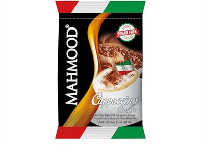 Mahmood Coffee Klasik Choco Granüllü Şekersiz Cappuccino 20 Adet X 13,7 Gr